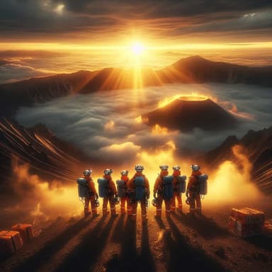 Courage for Mount Aso Rescue Teams