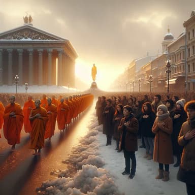 Peace in Hearts: Supporting Monks' Final Steps