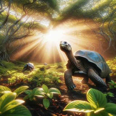 Thriving Giants: Galápagos Tortoises Return